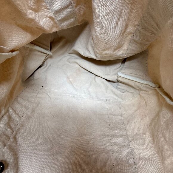 Walt Disney World 1971 Canvas Tote Bag Blue & Navy Straps - Picture 6 of 7